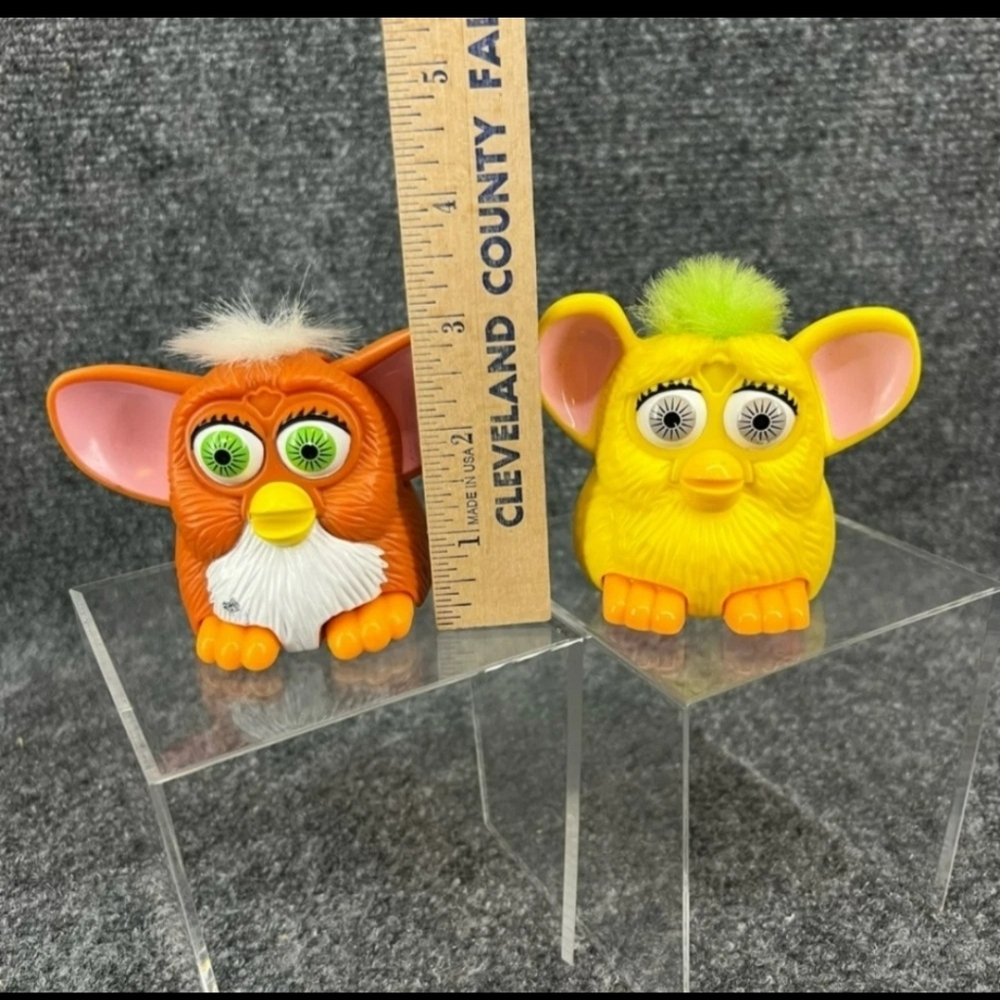 Vintage McDonald’s Furby Pull Back Toys – 1998
